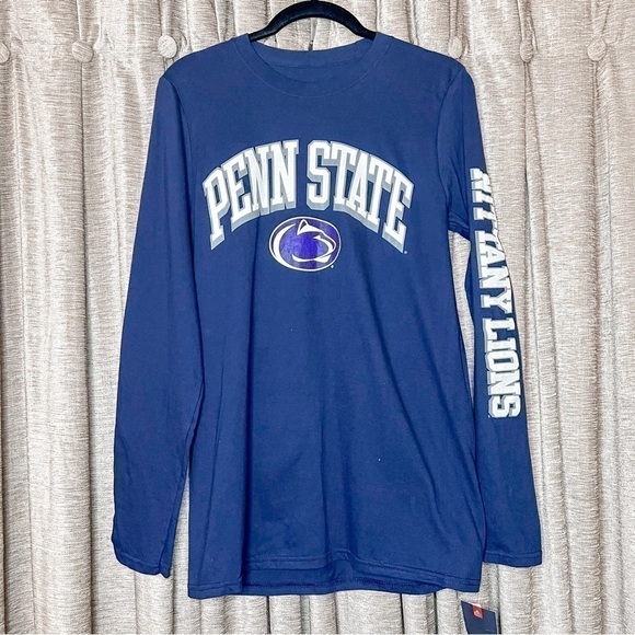 NWT Fanatics Penn State Logo Long Sleeve Tee Shirt Size Small - Picture 1 of 12